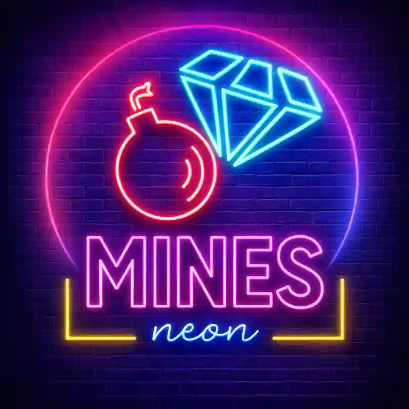 Mines Neon Arcade Game